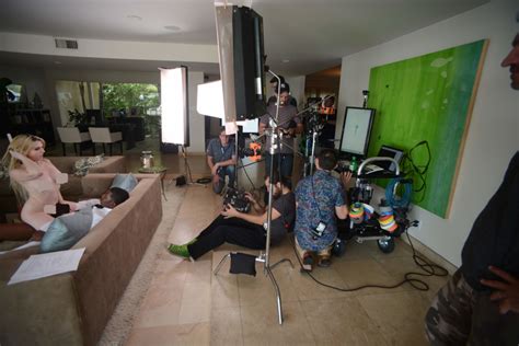 behind the scenes at a porn shoot|Behind the scenes footage of camera crew filming porn movie.